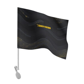 Флаг для автомобиля с принтом SURVARIUM | STALKER в Екатеринбурге, 100% полиэстер | Размер: 30*21 см | stalker | survarium | tegunvteg | сталкер