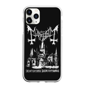 Чехол для iPhone 11 Pro матовый с принтом Mayhem в Екатеринбурге, Силикон |  | black | mayhem | metal | music | rock | skull | блэк | гитара | группа | метал | музыка | рок | череп | электрогитара