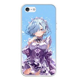 Чехол для iPhone 5/5S матовый с принтом Re:Zero, Рем в Екатеринбурге, Силикон | Область печати: задняя сторона чехла, без боковых панелей | re zero | re:zero | re:zero starting life in another world | re:zero жизнь с нуля в альтернативном мире | rem | аниме | жизнь с нуля в другом мире | манга | рем