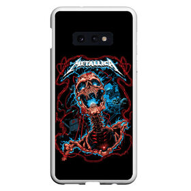 Чехол для Samsung S10E с принтом METALLICA в Екатеринбурге, Силикон | Область печати: задняя сторона чехла, без боковых панелей | band | hardcore | metall | music | punk | rock | skull | usa | батька | джеймс | кирк | ларс | металлика | метла | музыка | рок | сша | трухильо | ульрих | хэви метал | хэммет | хэтфилд | череп