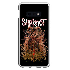 Чехол для Samsung S10E с принтом SLIPKNOT в Екатеринбурге, Силикон | Область печати: задняя сторона чехла, без боковых панелей | art | band | corey | grunge | iowa | metal | music | punk | rock | slipknot | taylor | usa | группа | джои | кори | металл | мик | музыка | панк | петля | рок | сид | слипнот | тэйлор | шон