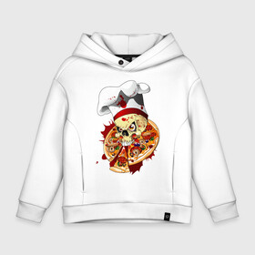 Детское худи Oversize хлопок с принтом Skull cook в Екатеринбурге, френч-терри — 70% хлопок, 30% полиэстер. Мягкий теплый начес внутри —100% хлопок | боковые карманы, эластичные манжеты и нижняя кромка, капюшон на магнитной кнопке | Тематика изображения на принте: art | body | bones | dead | drawing | face | graffiti | head | roses | skeleton | skul | skull | ад | арт | голова | граффити | зло | кости | лицо | металл | нарисованный | розы | рок | скелет | скул | скулл | три черепа | тьма