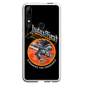 Чехол для Honor P Smart Z с принтом Judas Priest в Екатеринбурге, Силикон | Область печати: задняя сторона чехла, без боковых панелей | Тематика изображения на принте: black | deep | heep | judas | led | metal | music | priest | purple | rock | sabbath | skull | uriah | zeppelin | блэк | гитара | группа | иуда | метал | музыка | рок | священник | череп | электрогитара