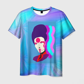 Мужская футболка 3D с принтом Cyberpunk 2077 Meanin в Екатеринбурге, 100% полиэфир | прямой крой, круглый вырез горловины, длина до линии бедер | Тематика изображения на принте: 2077 | advertisement | asian | ciberpunk | cyberpank | cyberpunk | cyberpunk 2077 | meanin | neowave | night city | woman | азиатка с рекламы | банер | киберпанк | киберпанк 2077 | минин | найтсити | неовейв | реклама