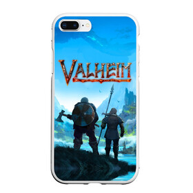 Чехол для iPhone 7Plus/8 Plus матовый с принтом Valheim в Екатеринбурге, Силикон | Область печати: задняя сторона чехла, без боковых панелей | asgard | axe | games | gods | loki | odin | spear | steam | thor | valheim | vikings | war | асгард | боги | вальхейм | викинги | война | игры | копье | локи | один | стим | топор | тор