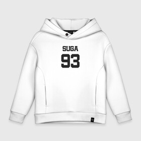 Детское худи Oversize хлопок с принтом BTS   Suga 93 в Екатеринбурге, френч-терри — 70% хлопок, 30% полиэстер. Мягкий теплый начес внутри —100% хлопок | боковые карманы, эластичные манжеты и нижняя кромка, капюшон на магнитной кнопке | agust | agust d | boysband | bts | k pop | korea | korean | music | suga | suga 93 | бтс | к поп | кей поп | корейская | корейский | корея | кпоп | музыка | суга | шуга | шуга 93