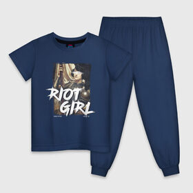 Детская пижама хлопок с принтом Riot girl в Екатеринбурге, 100% хлопок |  брюки и футболка прямого кроя, без карманов, на брюках мягкая резинка на поясе и по низу штанин
 | 8 march | 8 марта | fem | feminism | flower | rebel girl | riot | woman | в подарок | девочкам | девочке | женские | женщинам | женщине | март | праздник | самая лучшая | фем | феминизм | цветочки | цветы