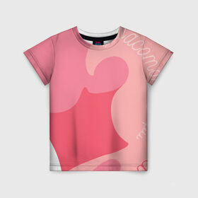 Детская футболка 3D с принтом Красота внутри в Екатеринбурге, 100% гипоаллергенный полиэфир | прямой крой, круглый вырез горловины, длина до линии бедер, чуть спущенное плечо, ткань немного тянется | 8 марта | весна | девушке | женский | мама | подарок | тренд | феминизм | цветы