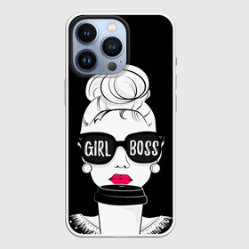 Чехол для iPhone 13 Pro с принтом Girl Boss в Екатеринбурге,  |  | 8 марта | лучшая в мире | мама | подарок | подарок женщине | подарок любимым | подарок на 8 марта | самая лучшая  в мире | семья