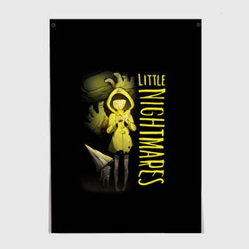 Постер с принтом Little Nightmares в Екатеринбурге, 100% бумага
 | бумага, плотность 150 мг. Матовая, но за счет высокого коэффициента гладкости имеет небольшой блеск и дает на свету блики, но в отличии от глянцевой бумаги не покрыта лаком | Тематика изображения на принте: little nightmares | little nightmares 2 | игра | литл нигмарес | литл нигмарес 2 | литл нигхтмарес | литл нигхтмарес 2 | ужас | хоррор