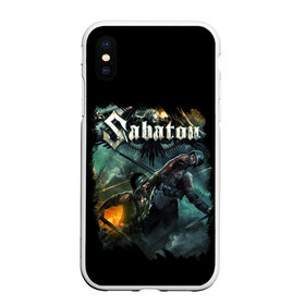 Чехол для iPhone XS Max матовый с принтом SABATON в Екатеринбурге, Силикон | Область печати: задняя сторона чехла, без боковых панелей | dark | hardcore | heroes | history | metal | music | punk | rock | sabaton | sweden | war | война | герои | история | музыка | рок | сабатон | швеция