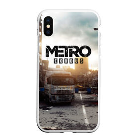 Чехол для iPhone XS Max матовый с принтом Metro Exodus в Екатеринбурге, Силикон | Область печати: задняя сторона чехла, без боковых панелей | 2033 | exodus | metro | metro 2033 | metro exodus | stalker | апокалипсис | диггер | дигеры | метро | разрушка | эпидемия