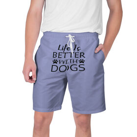 Мужские шорты 3D с принтом собака в Екатеринбурге,  полиэстер 100% | прямой крой, два кармана без застежек по бокам. Мягкая трикотажная резинка на поясе, внутри которой широкие завязки. Длина чуть выше колен | дратхаар | друг | лучший | собака | собаки   мои любимые люди