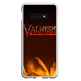 Чехол для Samsung S10E с принтом Valheim: Вальхейм выживание. в Екатеринбурге, Силикон | Область печати: задняя сторона чехла, без боковых панелей | fejd | valheim | вальхейм | викинг | викинги | выживание | выживач | игра