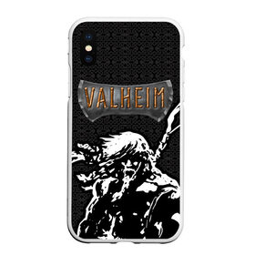 Чехол для iPhone XS Max матовый с принтом Valheim Viking. в Екатеринбурге, Силикон | Область печати: задняя сторона чехла, без боковых панелей | fejd | valheim | вальхейм | викинг | викинги | выживание | выживач | игра