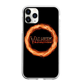 Чехол для iPhone 11 Pro Max матовый с принтом Valheim - огненный круг в Екатеринбурге, Силикон |  | valheim | вальхейм | викинги | игра | компьютерный | круг | логотип | минимализм | огненный | огонь | подарок | черный