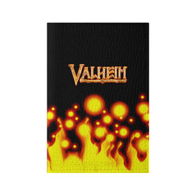 Обложка для паспорта матовая кожа с принтом Valheim в Екатеринбурге, натуральная матовая кожа | размер 19,3 х 13,7 см; прозрачные пластиковые крепления | game | logo | valheim | viking | валхейм | вальхейм | викинги | игра valheim | игры | логотипы игр | приключения | скандинавская мифология | фэнтези | экшн