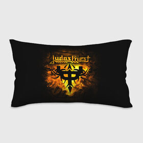 Подушка 3D антистресс с принтом JUDAS PRIEST в Екатеринбурге, наволочка — 100% полиэстер, наполнитель — вспененный полистирол | состоит из подушки и наволочки на молнии | heavy metal | judas priest | metal | metal gods | группы | джудас прист | метал | роб хэлфорд | хард рок | хеви метал