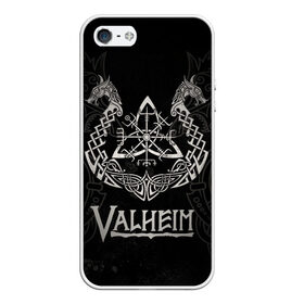 Чехол для iPhone 5/5S матовый с принтом Valheim в Екатеринбурге, Силикон | Область печати: задняя сторона чехла, без боковых панелей | valheim | viking | валхейм | викинги | игры