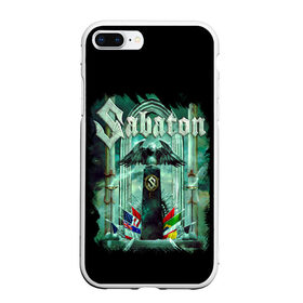 Чехол для iPhone 7Plus/8 Plus матовый с принтом SABATON в Екатеринбурге, Силикон | Область печати: задняя сторона чехла, без боковых панелей | dark | hardcore | heroes | history | metal | music | punk | rock | sabaton | sweden | war | война | герои | история | музыка | рок | сабатон | швеция