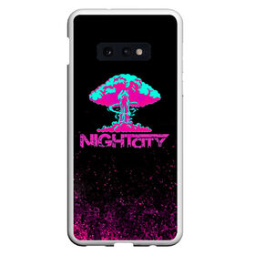 Чехол для Samsung S10E с принтом NIGHT CITY Cyberpunk 2077 в Екатеринбурге, Силикон | Область печати: задняя сторона чехла, без боковых панелей | cyberpunk 2077 | hacker | maelstrom | militech | quadra | samurai | sci fi | technology | trauma team | v | будущее | игра | иероглифы | киану ривз | кибер | киберпанк | киборг | киборги | корпорация | лого | милитек | панк | роботы | самурай | т