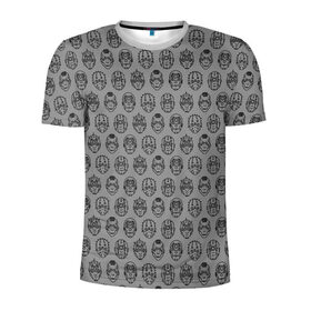 Мужская футболка 3D спортивная с принтом Maelstrom в Екатеринбурге, 100% полиэстер с улучшенными характеристиками | приталенный силуэт, круглая горловина, широкие плечи, сужается к линии бедра | gang | банда | киберпанк | мальстрем | модификации | пирсинг
