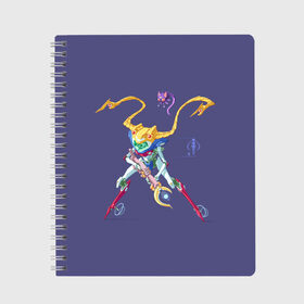 Тетрадь с принтом Sailor Moon Сейлор Мун в Екатеринбурге, 100% бумага | 48 листов, плотность листов — 60 г/м2, плотность картонной обложки — 250 г/м2. Листы скреплены сбоку удобной пружинной спиралью. Уголки страниц и обложки скругленные. Цвет линий — светло-серый
 | Тематика изображения на принте: anime | sailor moon | аниме | анимэ | венера | луна | лунная призма | марс | сейлор мун | серебрянное тысячелетие | серенити | сэйлор | усаги цукино | чиби мун | эндимион