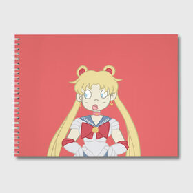 Альбом для рисования с принтом Sailor Moon Сейлор Мун в Екатеринбурге, 100% бумага
 | матовая бумага, плотность 200 мг. | anime | sailor moon | аниме | анимэ | венера | луна | лунная призма | марс | сейлор мун | серебрянное тысячелетие | серенити | сэйлор | усаги цукино | чиби мун | эндимион