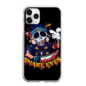 Чехол для iPhone 11 Pro матовый с принтом Skull Snake Eyes в Екатеринбурге, Силикон |  | Тематика изображения на принте: art | body | bones | dead | drawing | face | graffiti | head | roses | skeleton | skul | skull | ад | арт | голова | граффити | зло | кости | лицо | металл | нарисованный | розы | рок | скелет | скул | скулл | три черепа | тьма