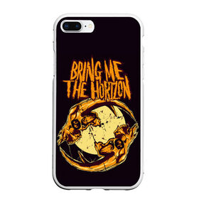 Чехол для iPhone 7Plus/8 Plus матовый с принтом BRING ME THE HORIZON в Екатеринбурге, Силикон | Область печати: задняя сторона чехла, без боковых панелей | band | bring me the horizon | hardcore | metal | music | punk | rock | skull | бринги | группа | метал | музыка | панк | рок | череп