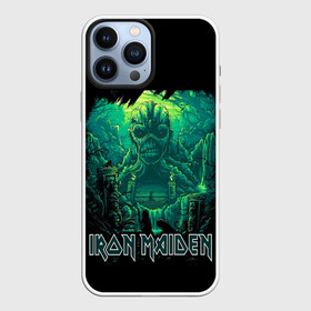 Чехол для iPhone 13 Pro Max с принтом IRON MAIDEN в Екатеринбурге,  |  | black | dark | death | fantasy | hardcore | heavy metal | iron maiden | metal | music | rock | skuul | usa | метал | музыка | рок | скелет | фентези | череп | черный