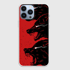 Чехол для iPhone 13 Pro Max с принтом Evil Wolves в Екатеринбурге,  |  | animal | beast | dark | darkness | evil | moon | nigth | werwolf | wild | wolf | вервольф | вой | волк | волчара | дикий | животное | зверь | клык | клыки | луна | ночь | оборотень | полнолуние