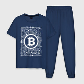 Мужская пижама хлопок с принтом BITCOIN CRYPTOCURRENCY | КРИПТОВАЛЮТА (Z) в Екатеринбурге, 100% хлопок | брюки и футболка прямого кроя, без карманов, на брюках мягкая резинка на поясе и по низу штанин
 | binance coin | bitcoin | blockchain | btc | cardano | crypto | ethereum | litecoin | polkadot | tether | xrp | биткоин | блокчейн | валюта | деньги | криптовалюта | майнер | майнинг | цифровая валюта | цифровое золото | эфир