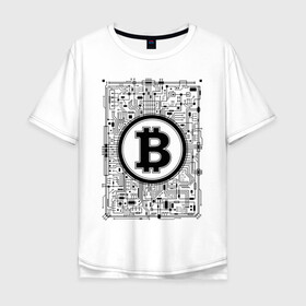 Мужская футболка хлопок Oversize с принтом BITCOIN CRYPTOCURRENCY | КРИПТОВАЛЮТА (Z) в Екатеринбурге, 100% хлопок | свободный крой, круглый ворот, “спинка” длиннее передней части | Тематика изображения на принте: binance coin | bitcoin | blockchain | btc | cardano | crypto | ethereum | litecoin | polkadot | tether | xrp | биткоин | блокчейн | валюта | деньги | криптовалюта | майнер | майнинг | цифровая валюта | цифровое золото | эфир