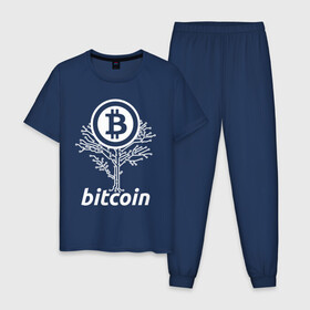 Мужская пижама хлопок с принтом BITCOIN ДЕРЕВО | БИТКОИН (Z) в Екатеринбурге, 100% хлопок | брюки и футболка прямого кроя, без карманов, на брюках мягкая резинка на поясе и по низу штанин
 | binance coin | bitcoin | blockchain | btc | cardano | crypto | ethereum | litecoin | polkadot | tether | xrp | биткоин | блокчейн | валюта | деньги | криптовалюта | майнер | майнинг | цифровая валюта | цифровое золото | эфир