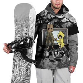 Накидка на куртку 3D с принтом Little Nightmares 2 в Екатеринбурге, 100% полиэстер |  | little nightmares | игра | страшилка | страшная игра | ужас | хоррор