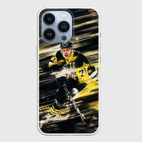 Чехол для iPhone 13 Pro с принтом ЕВГЕНИЙ МАЛКИН в Екатеринбурге,  |  | 71 | gino | hockey | ice | malkin | nhl | pitsburg | sport | usa | winter | джино | евгений | малкин | нхл | пингвинз | питсбург | спорт | хоккей