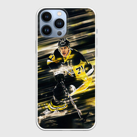 Чехол для iPhone 13 Pro Max с принтом ЕВГЕНИЙ МАЛКИН в Екатеринбурге,  |  | 71 | gino | hockey | ice | malkin | nhl | pitsburg | sport | usa | winter | джино | евгений | малкин | нхл | пингвинз | питсбург | спорт | хоккей