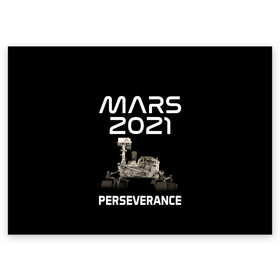 Поздравительная открытка с принтом Perseverance в Екатеринбурге, 100% бумага | плотность бумаги 280 г/м2, матовая, на обратной стороне линовка и место для марки
 | Тематика изображения на принте: 2020 | 2021 | 21б | elon | mars | musk | nasa | perseverance | space | spacex | илон | космос | марс | марсоход | маск | наса | настойчивый