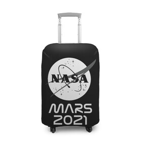 Чехол для чемодана 3D с принтом NASA Perseverance в Екатеринбурге, 86% полиэфир, 14% спандекс | двустороннее нанесение принта, прорези для ручек и колес | 2020 | 2021 | 21б | elon | mars | musk | nasa | perseverance | space | spacex | илон | космос | марс | марсоход | маск | наса | настойчивый