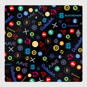 Магнитный плакат 3Х3 с принтом ЛОГОТИПЫ КРИПТОВАЛЮТ (Z) в Екатеринбурге, Полимерный материал с магнитным слоем | 9 деталей размером 9*9 см | binance coin | bitcoin | blockchain | btc | cardano | crypto | ethereum | litecoin | polkadot | tether | xrp | биткоин | блокчейн | валюта | деньги | криптовалюта | майнер | майнинг | цифровая валюта | цифровое золото | эфир