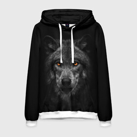 Мужская толстовка 3D с принтом Evil Wolf в Екатеринбурге, 100% полиэстер | двухслойный капюшон со шнурком для регулировки, мягкие манжеты на рукавах и по низу толстовки, спереди карман-кенгуру с мягким внутренним слоем. | Тематика изображения на принте: animal | beast | dark | darkness | evil | moon | nigth | tegunvteg | werwolf | wild | wolf | вервольф | вой | волк | волки | волчара | дикий | животное | зверь | клык | клыки | луна | ночь | оборотень | полнолуние