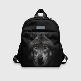 Детский рюкзак 3D с принтом Evil Wolf в Екатеринбурге, 100% полиэстер | лямки с регулируемой длиной, сверху петелька, чтобы рюкзак можно было повесить на вешалку. Основное отделение закрывается на молнию, как и внешний карман. Внутри дополнительный карман. По бокам два дополнительных кармашка | animal | beast | dark | darkness | evil | moon | nigth | tegunvteg | werwolf | wild | wolf | вервольф | вой | волк | волки | волчара | дикий | животное | зверь | клык | клыки | луна | ночь | оборотень | полнолуние