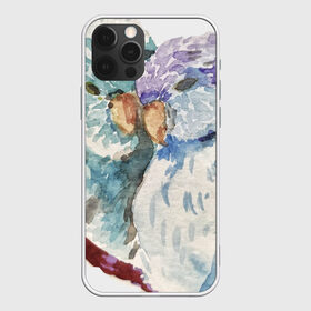 Чехол для iPhone 12 Pro Max с принтом Акварельные попугаи в Екатеринбурге, Силикон |  | love | parrot | watercolour | акварель | арт | любовь | нежность | попугаи