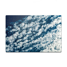 Пазл магнитный 126 элементов с принтом Облака маслом в Екатеринбурге, полимерный материал с магнитным слоем | 126 деталей, размер изделия —  180*270 мм | abstract | clouds | nature | sky | sunday | абстракция | белые облака | в небе | высота | закат | краски | небеса | небо | облака | облако | орнамент | пейзаж | погода | природа | рассвет | синее небо | солнечный день