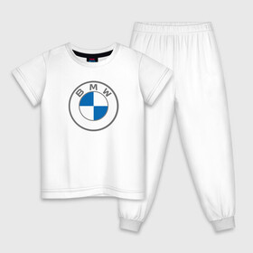 Детская пижама хлопок с принтом BMW в Екатеринбурге, 100% хлопок |  брюки и футболка прямого кроя, без карманов, на брюках мягкая резинка на поясе и по низу штанин
 | bavaria | bayerische motoren werke | bmw | bmw ag | bmw logo | баварец | беха | бнв | бумер | бэха