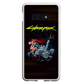 Чехол для Samsung S10E с принтом Cyberpunk 2077 киберубийство в Екатеринбурге, Силикон | Область печати: задняя сторона чехла, без боковых панелей | cyberpunk 2077 | hacker | maelstrom | militech | quadra | samurai | sci fi | technology | trauma team | v | будущее | игра | иероглифы | киану ривз | кибер | киберпанк | киборг | киборги | корпорация | лого | милитек | панк | роботы | самурай | т