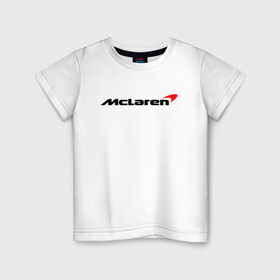 Детская футболка хлопок с принтом Формула 1 Макларен в Екатеринбурге, 100% хлопок | круглый вырез горловины, полуприлегающий силуэт, длина до линии бедер | f1 | formula 1 | mclaren | даниэль риккардо | ландо норрис | логотип | макларен | мерседес | ф1 | формула 1