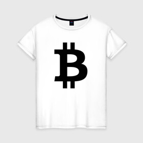 Женская футболка хлопок с принтом БИТКОИН | BITCOIN в Екатеринбурге, 100% хлопок | прямой крой, круглый вырез горловины, длина до линии бедер, слегка спущенное плечо | bitcoin | blockchain | btc | cardano | crypto | ethereum | polkadot | tether | xrp | бинанс | биткоин | блокчейн | валюта | деньги | криптовалюта | майнер | майнинг | цифровая валюта | цифровое золото | эфир