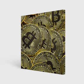 Холст квадратный с принтом БИТКОИНЫ МОНЕТЫ в Екатеринбурге, 100% ПВХ |  | bitcoin | blockchain | btc | cardano | crypto | ethereum | polkadot | tether | xrp | бинанс | биткоин | блокчейн | валюта | деньги | криптовалюта | майнер | майнинг | цифровая валюта | цифровое золото | эфир